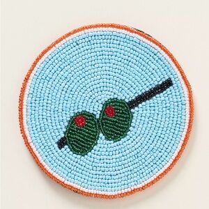 NEW Anthropologie Fiona Coasters: Garnish Edition, Olives